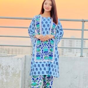 Blue Green Farshi Set