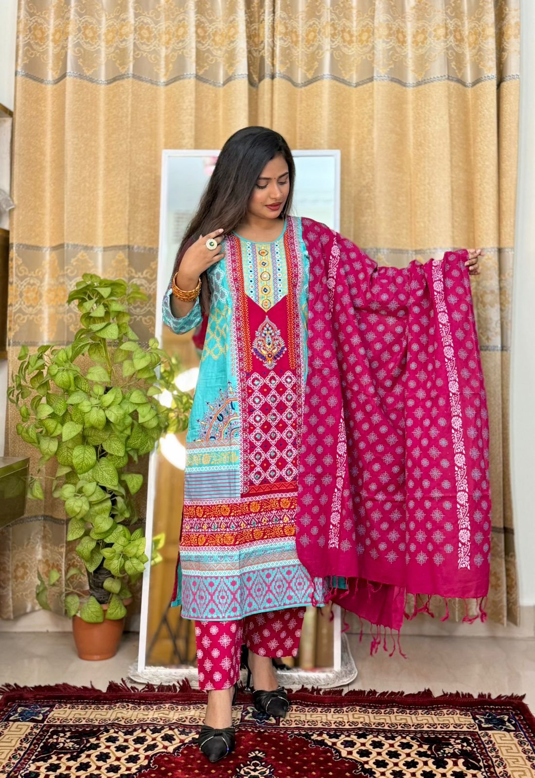 Arong Cotton Readymade three pcs - Image 4