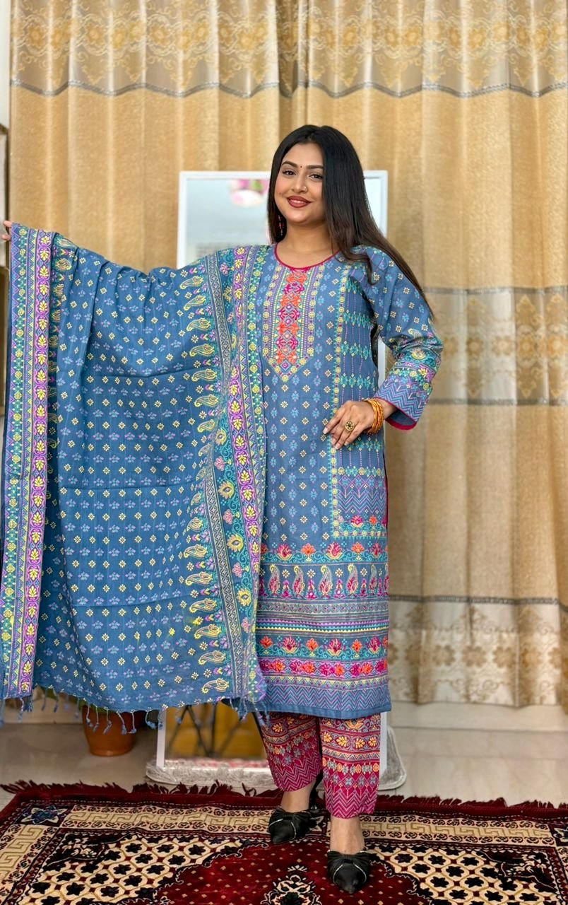 Arong Cotton Readymade three pcs - Image 2